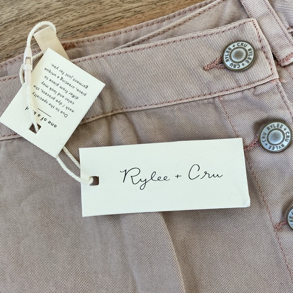 Rylee + Cru Asymmetrical Skort l Rose 4-5 - Picture 6 of 13